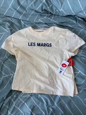 Wild fox butter yellow graphic tee nwt